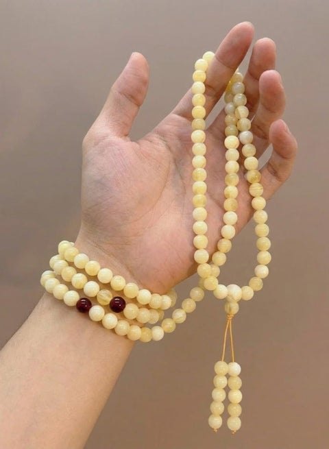 99 Beeswax Prayer Beads/Tasibih/8mm